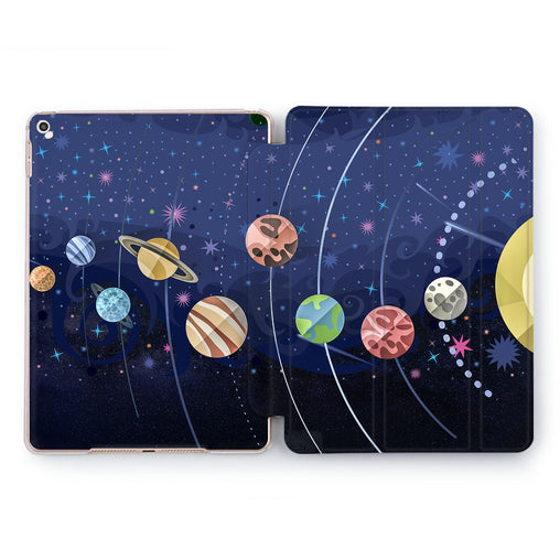 Lex Altern Planet parade Case for your Apple tablet.