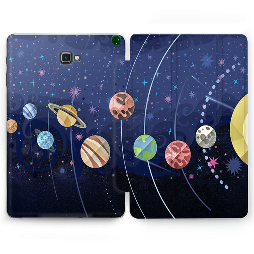 Lex Altern Planet parade Case for your Samsung Galaxy tablet.