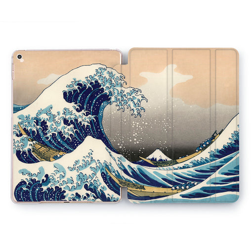 Lex Altern Great Wave Case for your Apple tablet.