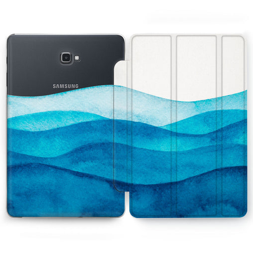 Lex Altern Blue Wave Case for your Samsung Galaxy tablet.