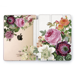 Lex Altern Pink Peonies Case for your Apple tablet.