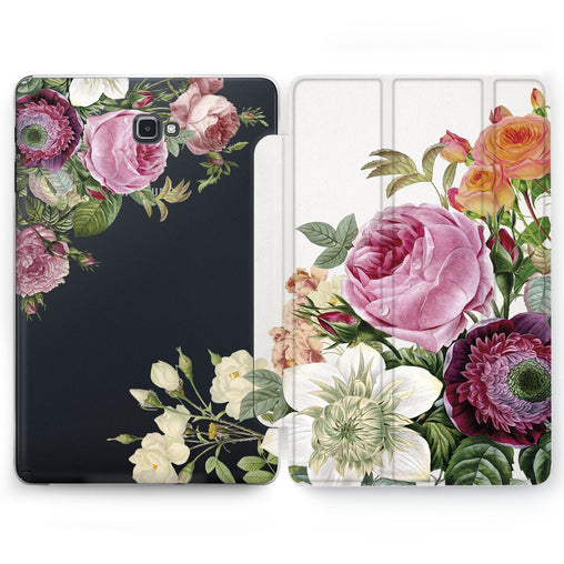 Lex Altern Pink Peonies Case for your Samsung Galaxy tablet.