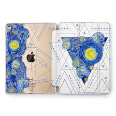 Lex Altern Night sky triangle Case for your Apple tablet.