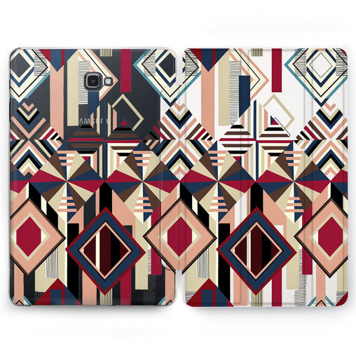 Lex Altern Square Fractal Case for your Samsung Galaxy tablet.