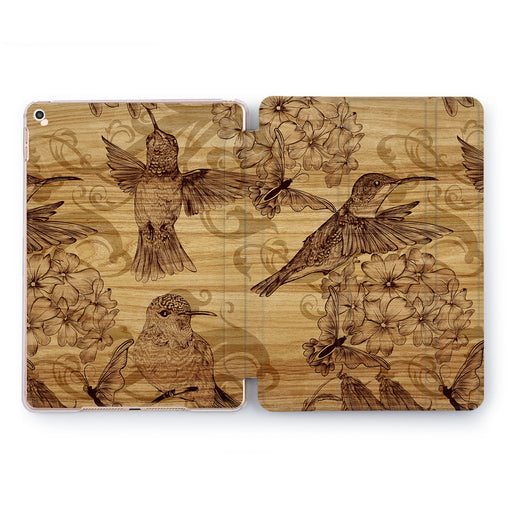 Lex Altern Wooden Birds Case for your Apple tablet.