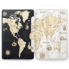 Lex Altern Sailors Map Case for your Samsung Galaxy tablet.