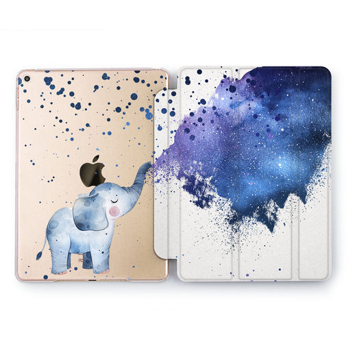 Lex Altern Space Elephant Case for your Apple tablet.