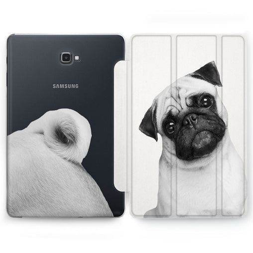 Lex Altern Cute Pug Case for your Samsung Galaxy tablet.