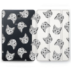 Lex Altern Cat pattern Case for your Samsung Galaxy tablet.
