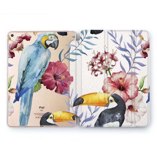 Lex Altern Tropical Parrot Case for your Apple tablet.