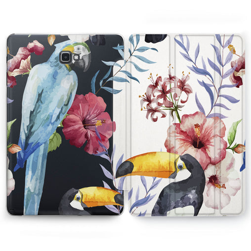 Lex Altern Tropical Parrot Case for your Samsung Galaxy tablet.