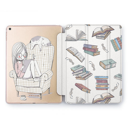 Lex Altern Book Girl Case for your Apple tablet.