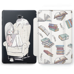 Lex Altern Book Girl Case for your Samsung Galaxy tablet.