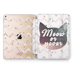 Lex Altern Meow Or Never Case for your Apple tablet.