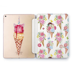 Lex Altern Unicorns Ice Cream Case for your Apple tablet.