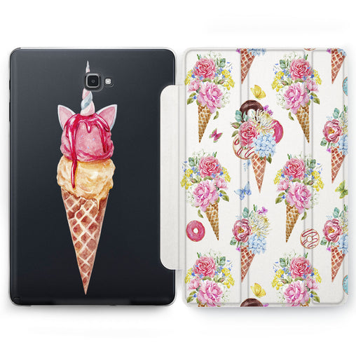 Lex Altern Unicorns Ice Cream Case for your Samsung Galaxy tablet.