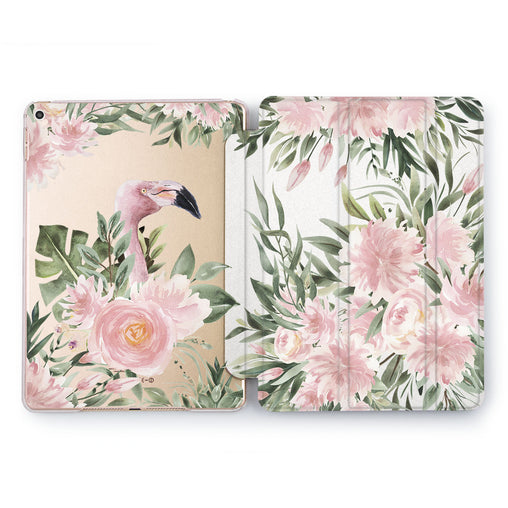 Lex Altern Flower Flamingo Case for your Apple tablet.