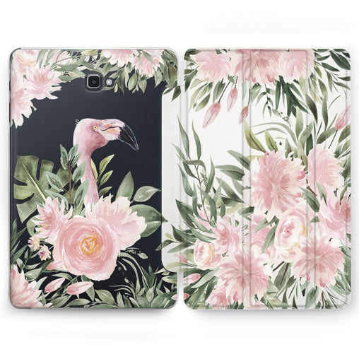 Lex Altern Flower Flamingo Case for your Samsung Galaxy tablet.