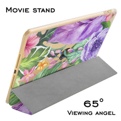 Lex Altern Apple iPad Case Purple Flowers