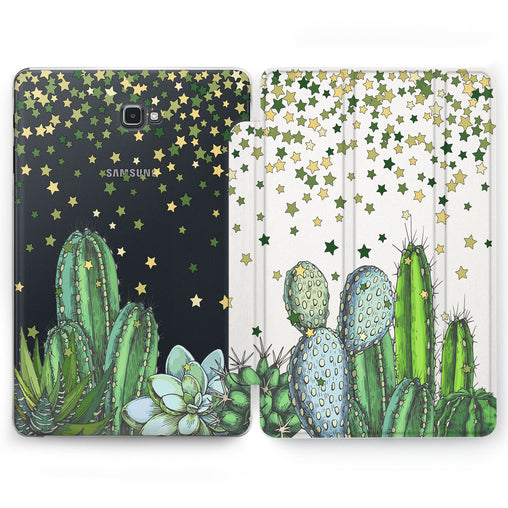 Lex Altern Cactus Stars Case for your Samsung Galaxy tablet.