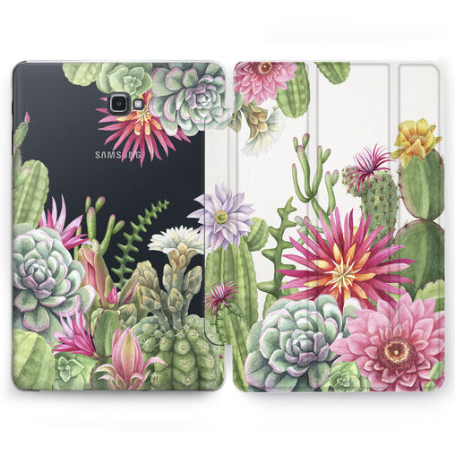Lex Altern Succulent Pattern Case for your Samsung Galaxy tablet.