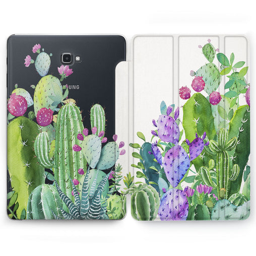 Lex Altern Colorful Succulent Case for your Samsung Galaxy tablet.