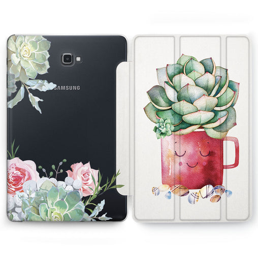 Lex Altern Cute Succulent Case for your Samsung Galaxy tablet.