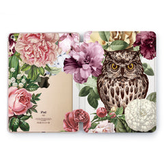 Lex Altern Owl Flowers Case for your Apple tablet.