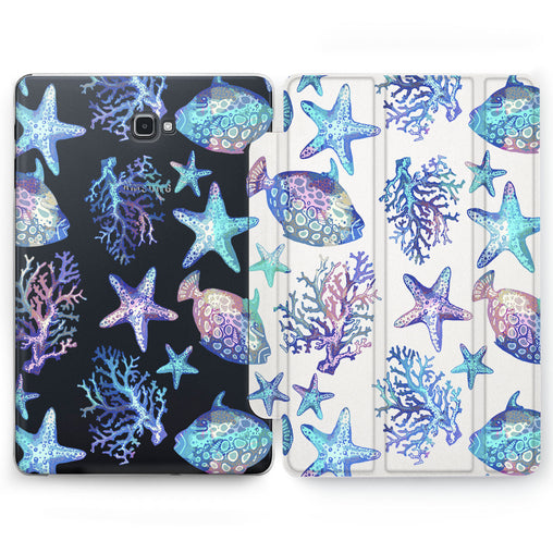 Lex Altern Fish Pattern Case for your Samsung Galaxy tablet.