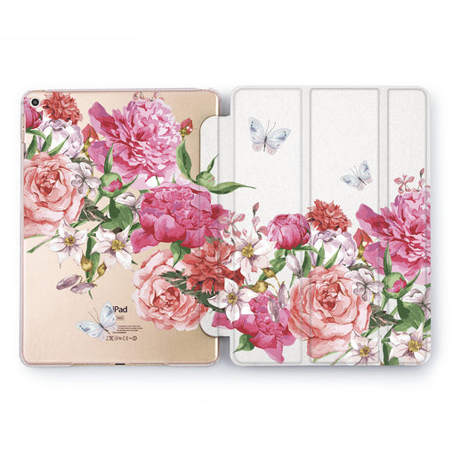 Lex Altern Peonies Blooming Case for your Apple tablet.