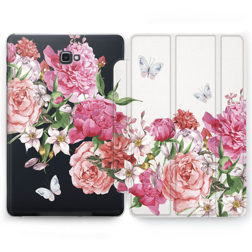Lex Altern Peonies Blooming Case for your Samsung Galaxy tablet.