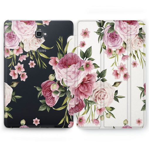 Lex Altern Peonies Bouquet Case for your Samsung Galaxy tablet.