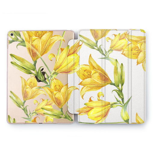 Lex Altern Yellow Lily Case for your Apple tablet.