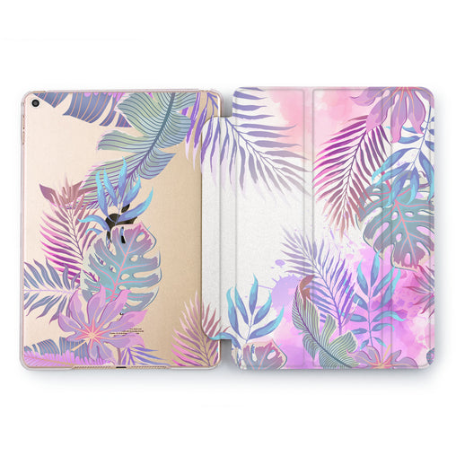 Lex Altern Pink Tropics Case for your Apple tablet.