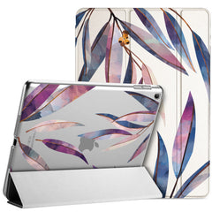 Lex Altern Apple iPad Case Purple Leaves