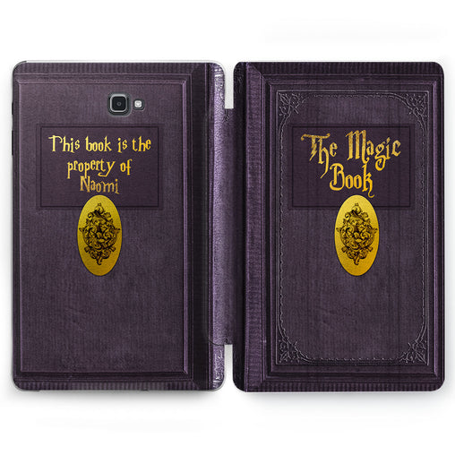 Lex Altern Purple Book Case for your Samsung Galaxy tablet.