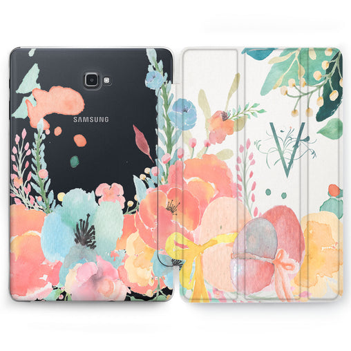 Lex Altern Flowers Aquarell Case for your Samsung Galaxy tablet.