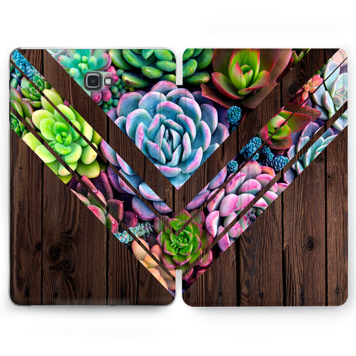 Lex Altern Plank Succulent Case for your Samsung Galaxy tablet.