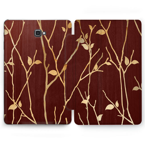 Lex Altern Golden Branches Case for your Samsung Galaxy tablet.