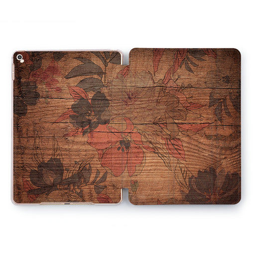 Lex Altern Cracked Plank Case for your Apple tablet.