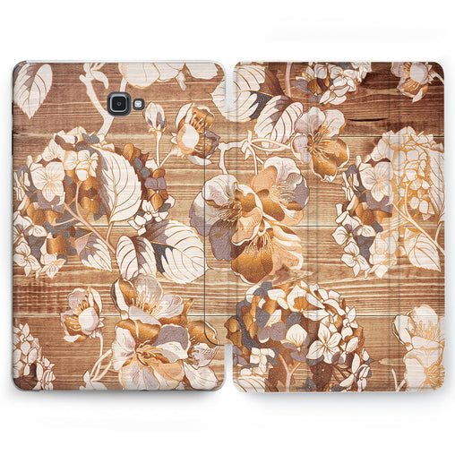 Lex Altern Plank Blooming Case for your Samsung Galaxy tablet.