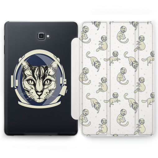 Lex Altern Cat Astronaut Case for your Samsung Galaxy tablet.