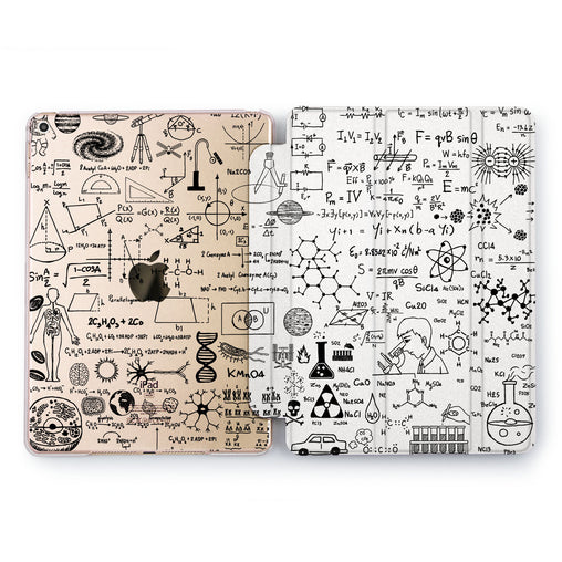 Lex Altern Science Drawing Case for your Apple tablet.
