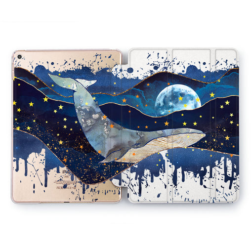 Lex Altern Dreaming Whale Case for your Apple tablet.