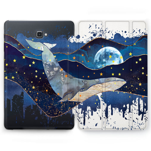 Lex Altern Dreaming Whale Case for your Samsung Galaxy tablet.