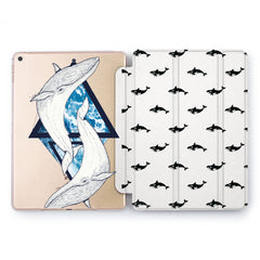 Lex Altern Blue Whale Case for your Apple tablet.