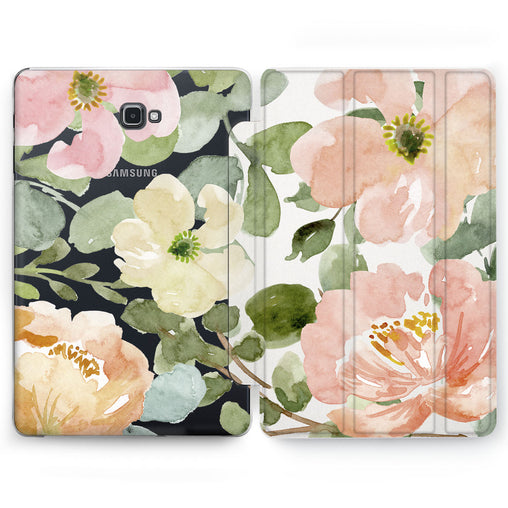 Lex Altern Watercolor Wildflowers Case for your Samsung Galaxy tablet.