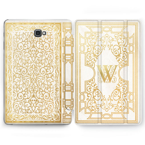 Lex Altern Golden Ornament Case for your Samsung Galaxy tablet.
