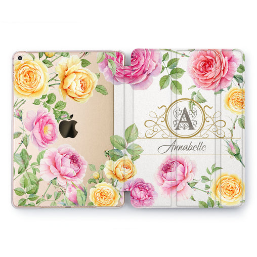 Lex Altern Peonies Garden Case for your Apple tablet.