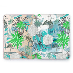 Lex Altern White Asters Case for your Apple tablet.